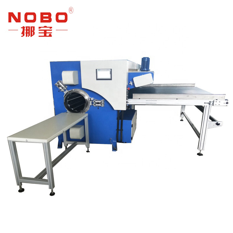 NOBO-J01 เครื่องห่อที่นอนอัตโนมัติ 380V 50hz สำหรับบรรจุฟองน้ำ / ที่นอนยางพารา
