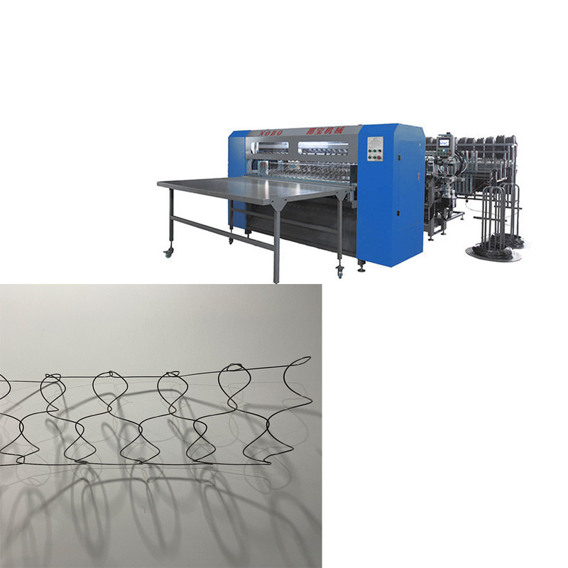 Spring Assemble Mattress Spring Conjoined Coiling Machine เส้นผ่านศูนย์กลางลวดเกลียว 1.6-1.7