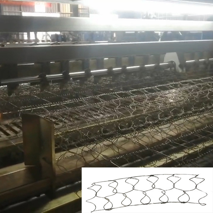 Spring Assemble Mattress Spring Conjoined Coiling Machine เส้นผ่านศูนย์กลางลวดเกลียว 1.6-1.7