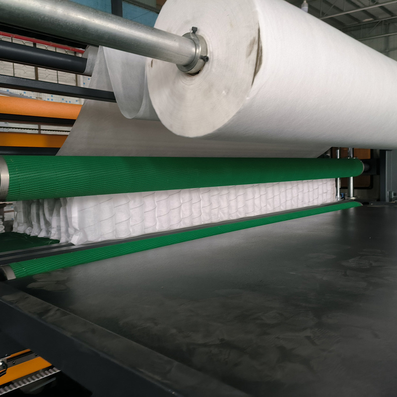 เครื่องประกอบพ็อกเก็ตสปริงที่นอนความแม่นยำสูงพร้อมแรงดันอากาศ 0.6-0.7mpa