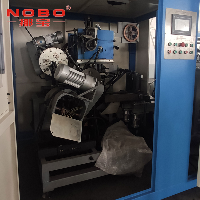 NOBO Blue CNC Coil Spring Making Machine สำหรับที่นอน 0.08-0.22M