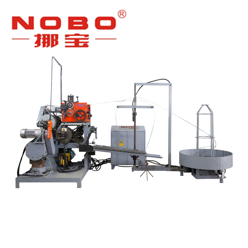 เซอร์โวมอเตอร์ 4.5kw Automatic Coiler Machine Bonell Spring Type NOBO-FS-65